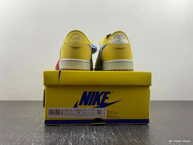 1st Kicks Low Travis Canary DZ4137-700 Scott OG x 1 Air Jordan 0604